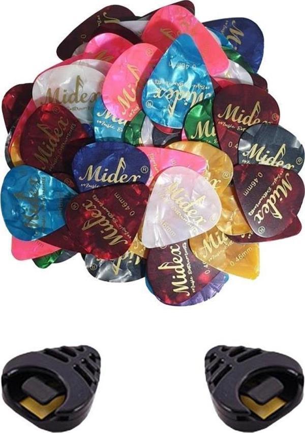 Midex PN-25 25'li Gitar Penası 2 Ad Pena Kutusu Hediye (0.46mm, 0.73mm, 1.00mm) - Image 1