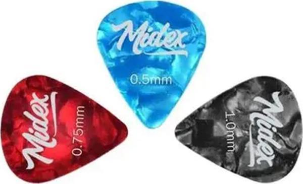 Midex PN-3 3'lü Gitar Penası (0.46mm, 0.73mm, 1.00mm) - Image 1