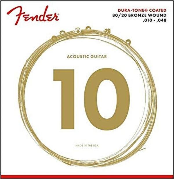 FENDER 0730880002 AKUSTİK GİTAR TELİ EXTRA LİGHT 880XL 0.10 - Image 1