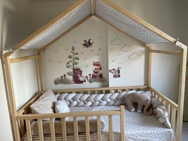 Mini Baby 4'lü Örgülü Filli Montessori Takımı - Image 1