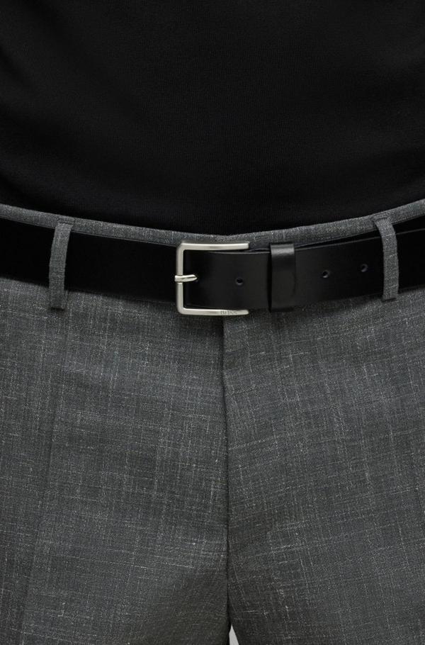 Calf Model Orijinal Hakiki Deri Erkek Kumaş Kanvas Kot Pantolon İçin Uygun Tek Parça Deri 1.Sınıf Si - Image 1