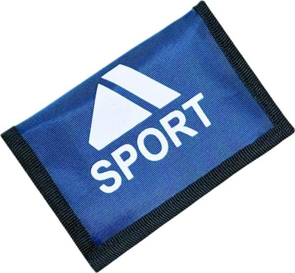 Kids Model Cırt Cırtlı Kapak Fermuar Para Bölmeli Unisex İnterpeks Kumaş Çocuk Spor Cüzdan LACİVERT - Image 1