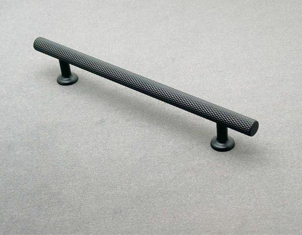 Mobilya Dolap Kulpu Mutfak Çekmece Kulpu Çizgili Dal Siyah 128 Mm ( 12,8 Cm ) 10 Adet - Image 1