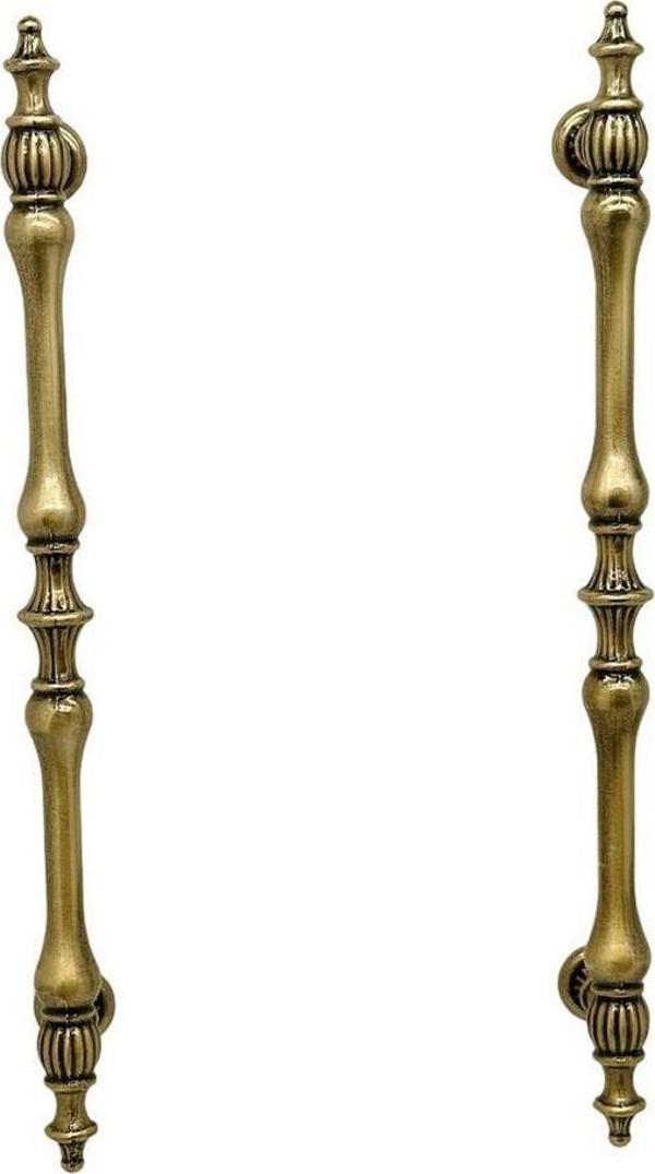 Şehzade Antik Sarı Mobilya Dolap Mutfak Çekmece Kulpu 224 Mm ( 22.4 Cm ) 5 Adet - Image 1