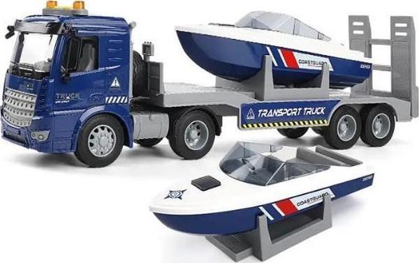 Ctoy Sesli ve Işıklı Tekne Taşıyıcı Tır - PY8815B - Image 1