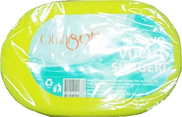 Omnisoft Banyo Vücut Süngeri - Sarı - Image 1