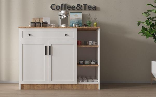 Açık raflı modern kahve köşesi - Image 1
