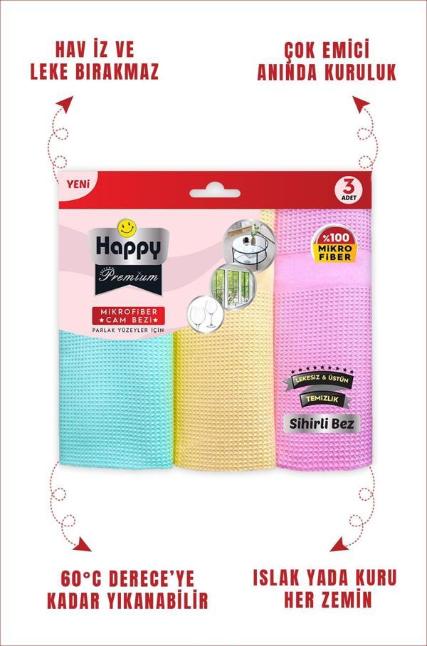 Happy Premium Sihirli Cam Bezi 3 Adet - Image 1