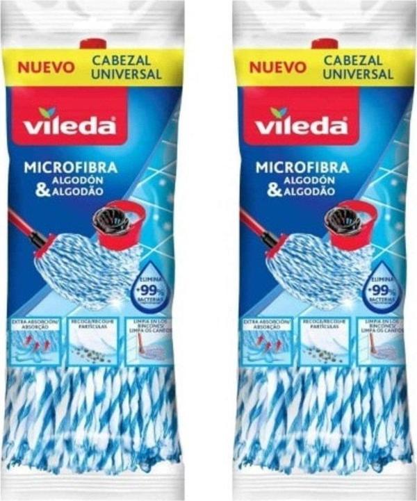 Vileda Süper Mocio Mikrofiber Pamuk Dokulu Paspas x 2 Adet - Image 1