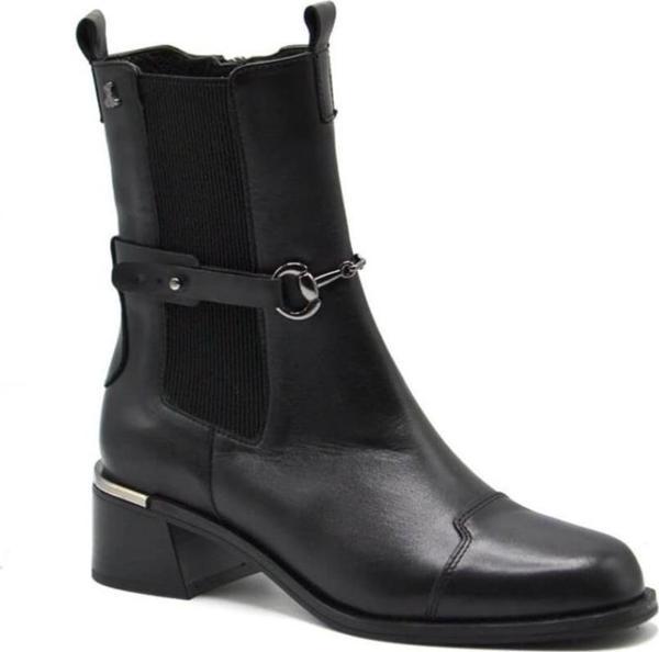 VENÜS 2352402K TOPUKLU TOKALI KLASİK DERİ KADIN BOT - Image 1