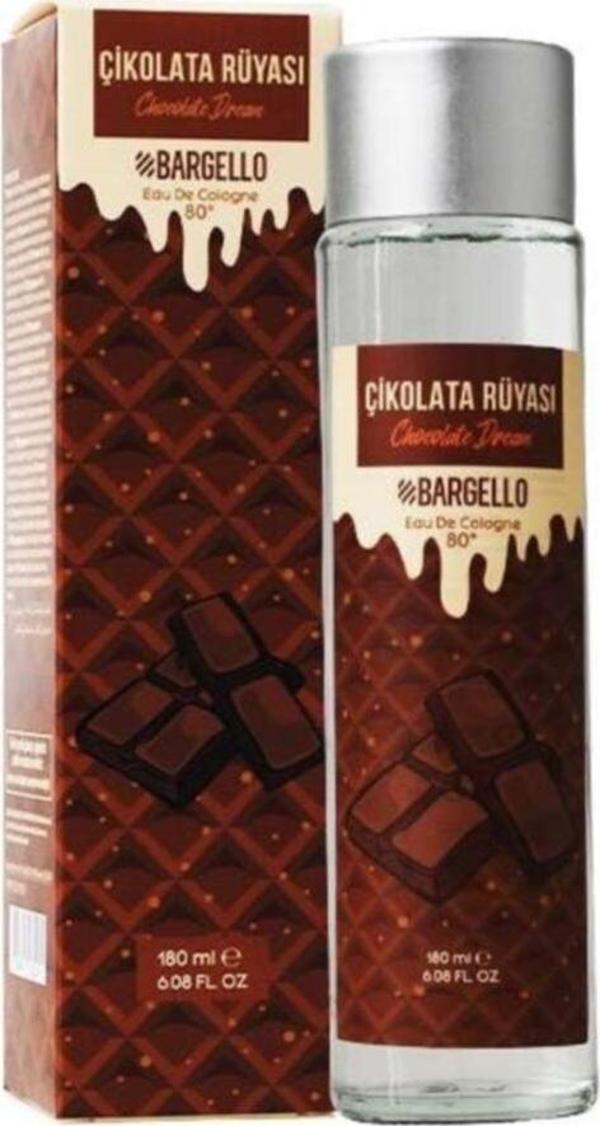 ÇİKOLATA RÜYASI 180 ml CAM DÖKME KAPAK KOLONYA EDC - Image 1