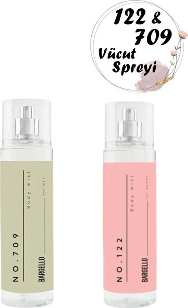 VÜCUT SPREYİ SETİ KADIN NO 122 - ERKEK NO 709 210 ML + 210 ML - Image 1