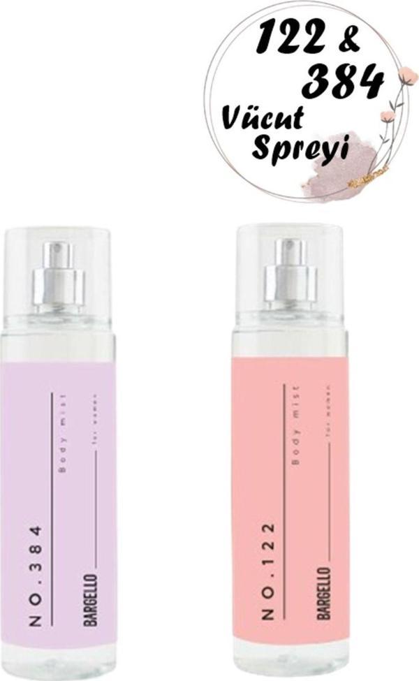 VÜCUT SPREYİ SETİ KADIN NO 122 - NO 384 210 ML + 210 ML - Image 1