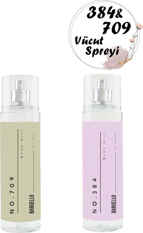 VÜCUT SPREYİ SETİ KADIN NO 384 - ERKEK NO 709 210 ML + 210 ML - Image 1