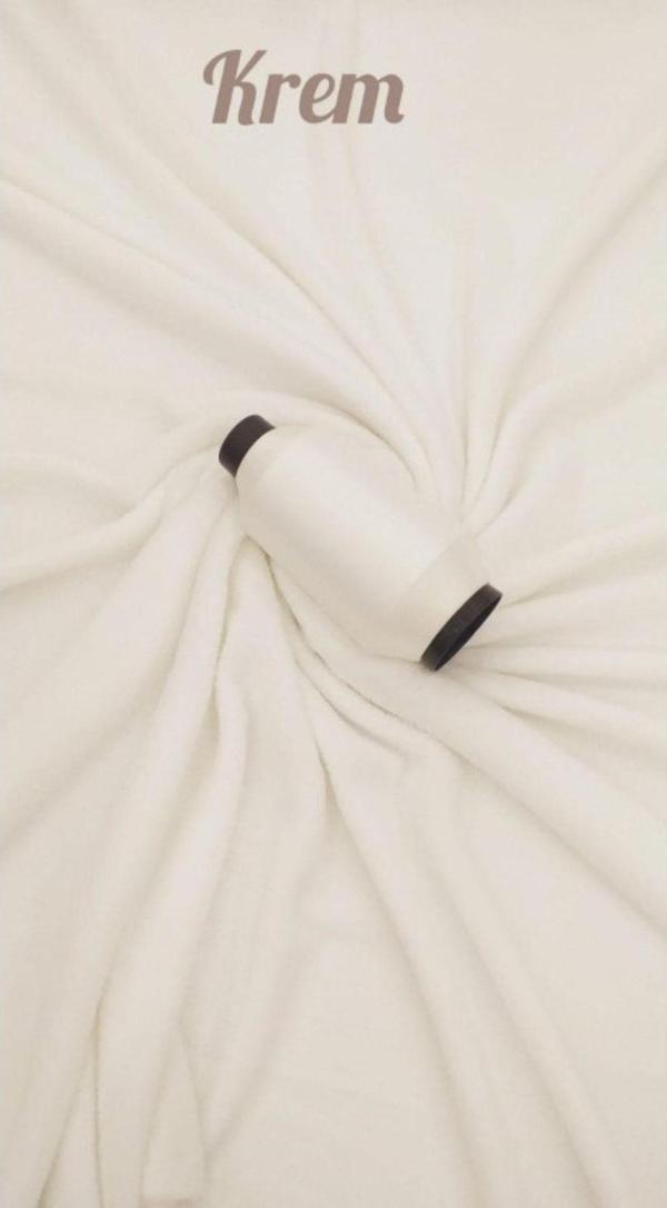 Siyasastar Welsoft Kumaş Yolluk Ve Halı Örtüsü Düz Krem - Image 1