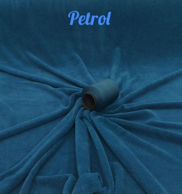 Siyasastar Welsoft Kumaş Yolluk Ve Halı Örtüsü Düz Petrol Mavisi - Image 1