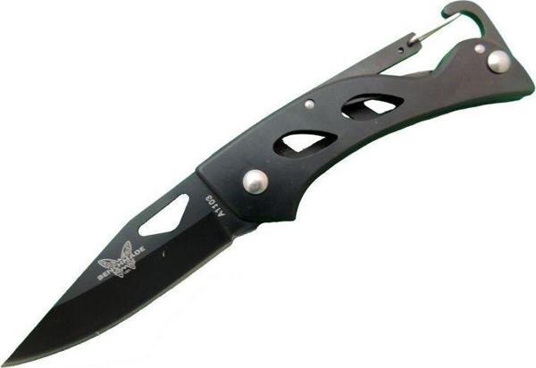 Benchmade A1103B Siyah Kamp Çakı 15 cm - Kancalı Metal Saplı - Image 1