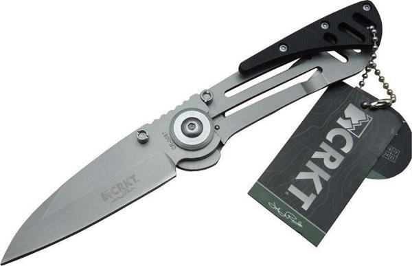 CRKT CR 0087 BK Kamp Çakı 18 cm - Metal Saplı, Otomatik, Kılıflı - Image 1