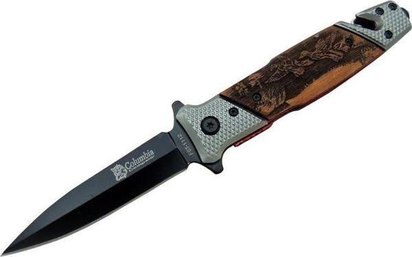 FST 1112 Kurtarma Kamp Çakı 21 cm - Yarı Otomatik, İp Kesmeli, Cam Perçinli - Image 1