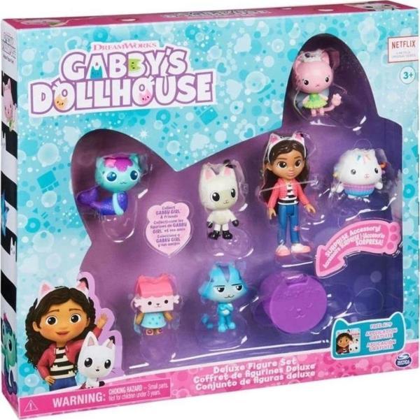Nessi World 64840 Gabbys Dollhouse Delüks 7Li Figür Seti - Image 1