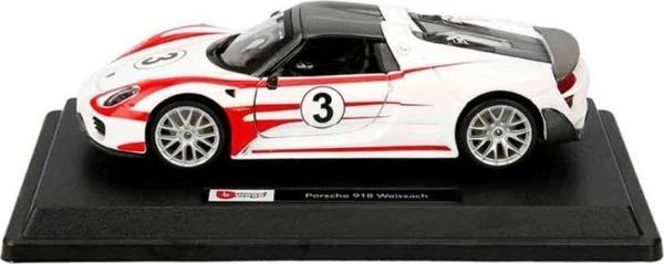 Nessi World Bburago 1:24 Porsche 918 Spyder Model Araba 18-28009 - Image 1