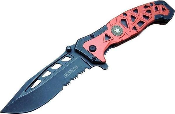 Lanmark MX50 Testereli Outdoor Çakı 21 cm - Otomatik, Kemerlikli - Image 1