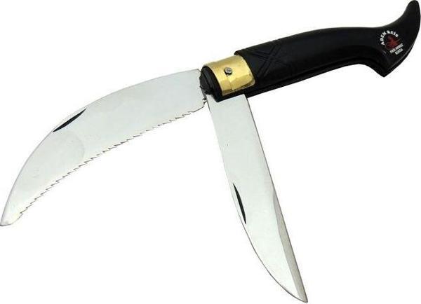 Tosya Büyük Çiftli Testereli Bıçkı Çakı 24 cm - Plastik Saplı, Manuel - Image 1