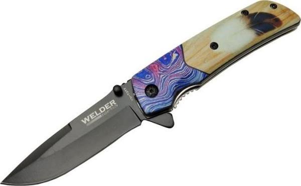 Tüylü Çakı 20,5 cm Yarı Otomatik , Kemerlikli - Image 1