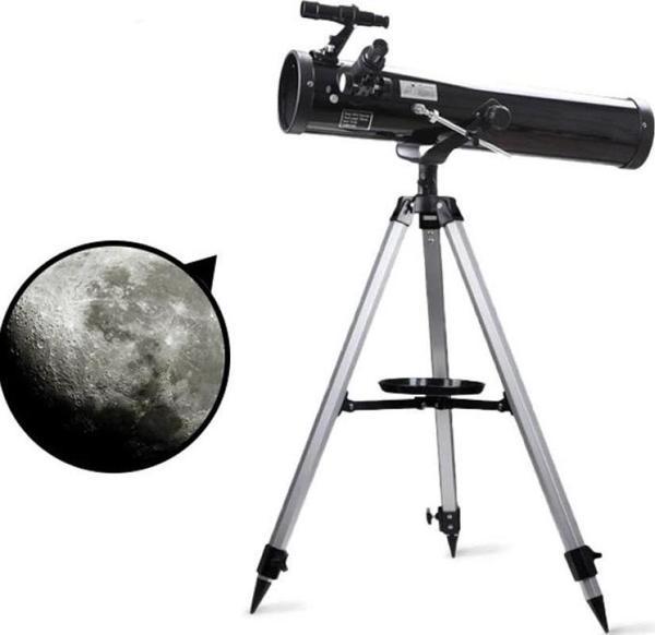 76 x 700 Profesyonel Aynalı Uzay Teleskopu Siyah - Image 1