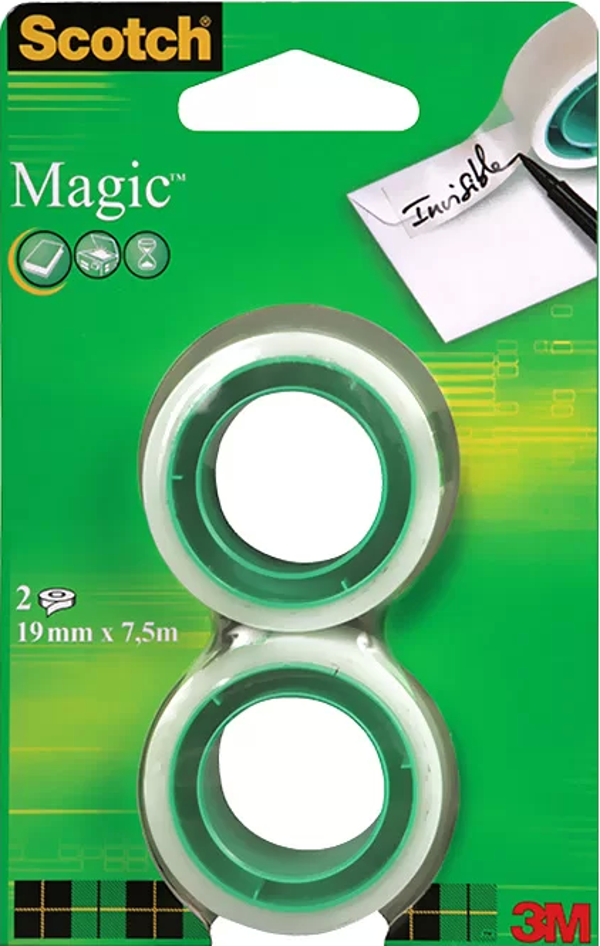 SCOTCH 8-1975R2 MAGİC BANT 19mmx7.5m 2Lİ - Image 1