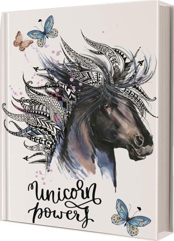 Deffter Unicorn Power Çizgili Defter 14x20 cm 96 Yaprak 64625-8 - Image 1