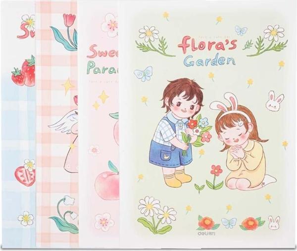 Deli Cute Day Notebook B5 Çizgili FB540 - Image 1