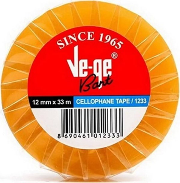 VeGe Selefon Cellulose Bant (12 mm x 33 m) - Image 1
