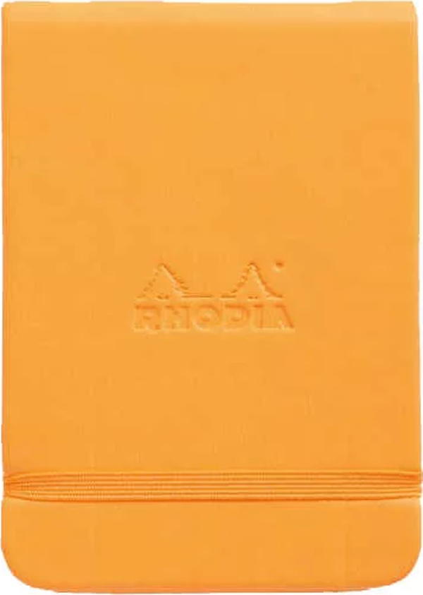 Rhodia Boutique Webnotebook Italyan Deri Kısa Kenarlı Ciltli(Üstten) Çizgisiz Defter Sert Kapak - Image 1