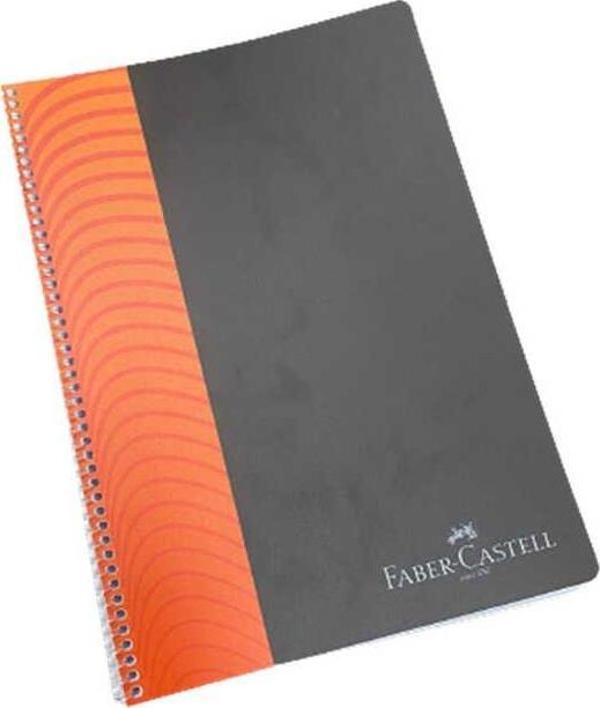 Faber-Castell Defter Pp Kapak Şeritli A4 80 Yaprak Çizgili - Image 1