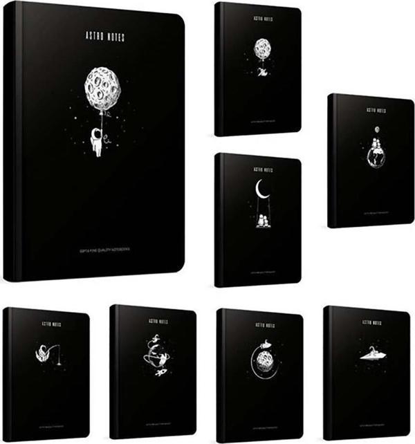 Gıpta Astro Notes A5 Dikişli Sert Kapak Defter 120yp Çizgili 5405 - Image 1