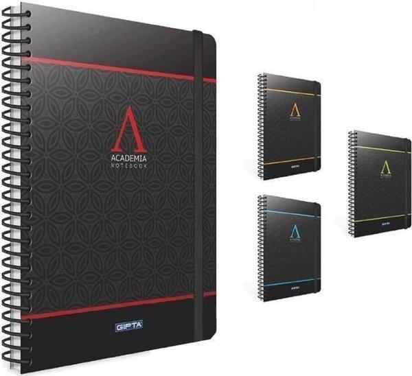 Gıpta Defter Academia Spiralli Sert Kapak A4 120 Yaprak Kareli - Image 1