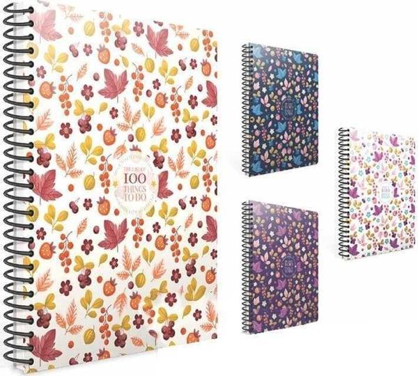 Gıpta Defter Things Spiralli Karton Kapak 19x26 cm 100 Yaprak Çizgili - Image 1