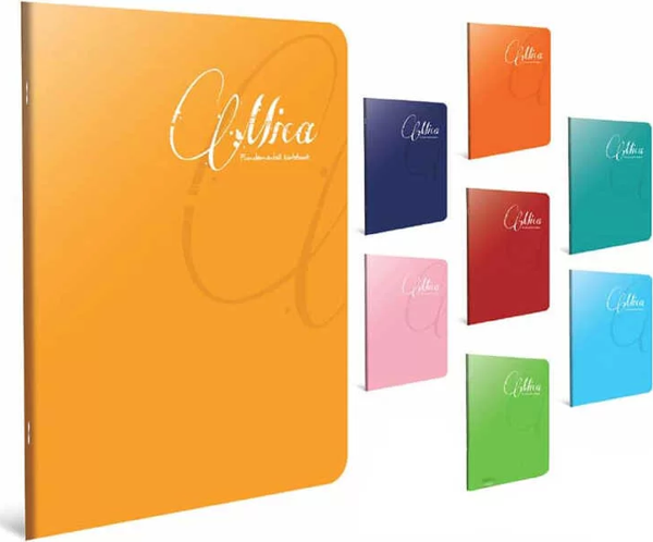 Gıpta Mica Tel Dikişli Plastik Kapak Çizgili Defter A4 40 Yaprak - Image 1