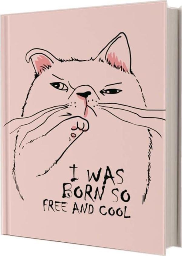 Deffter Free And Cool Çizgili Defter 14x20 cm 96 Yaprak 64627-2 - Image 1