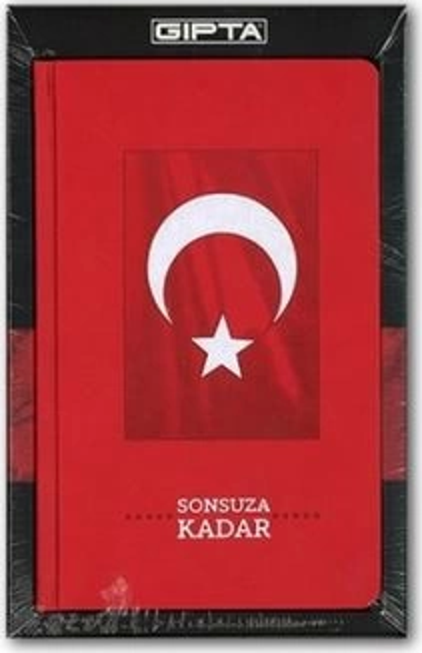 GIPTA SONSUZA DERİ KAPAK DEFTER 13x21 ÇİZGİLİ 120 YAPRAK (6501) - Image 1