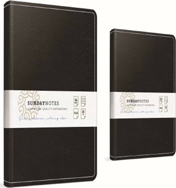 GIPTA SUNDAY DERİ KAPAK DEFTER 19x26 ÇİZGİLİ 140 YAPRAK (4924) - Image 1