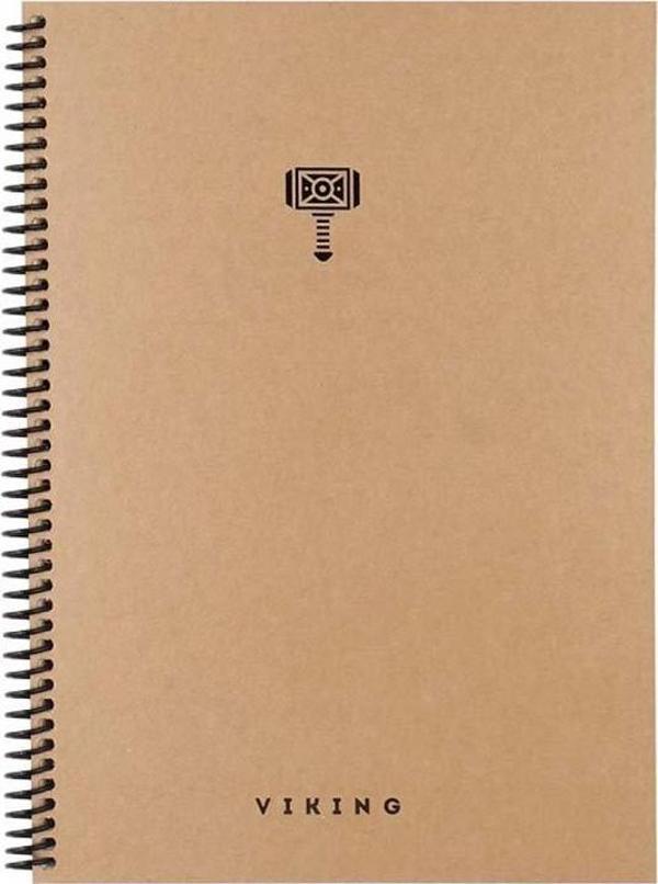 Keskin 17x24 La Plume Viking Spiralli Sert Kapak 100 Yaprak Çizgili Defter 417955 - Image 1