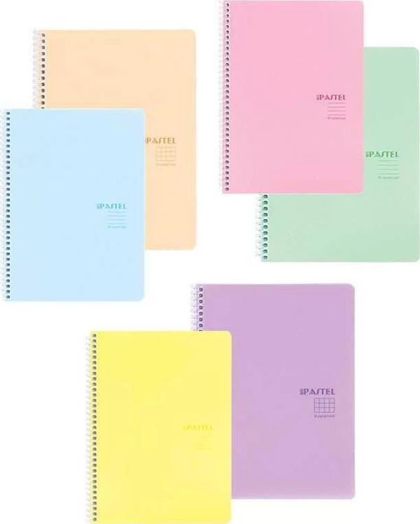 Keskin Color Defter pp Kapak Spiralli Pastel Note A4 60 Yaprak Kareli - Image 1