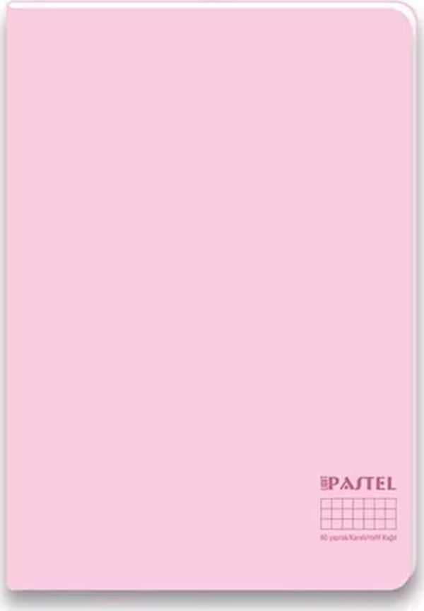 Keskin Pastel Light Pp.Kapak Dikişli Defter A4 60yp.Kareli 335212 - Image 1