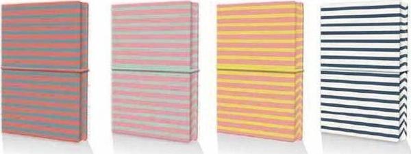 Mopak 19X25 Çizgi Desenli Suni Deri Defter Düz 0027 - Image 1