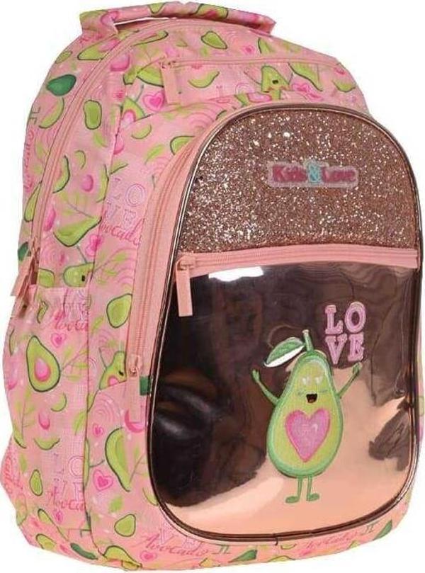 Kaukko Sırt Çantası Kids&Love Avocado Aynalı-Taşlı - Image 1