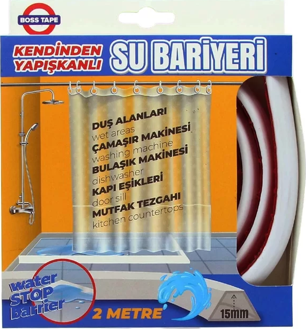 BOSS TAPE 4248 YAPIŞKANLI SU BARİYERİ 15mmx2m - Image 1