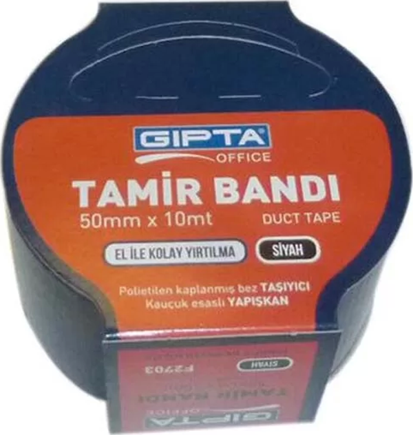 Gıpta 50mm x 10mt Askılı Beyaz Tamirat Bandı 270400 - Image 1
