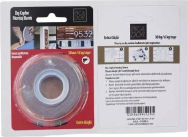 PİCADOR DIŞ CEPHE KÖPÜK MONTAJ BANDI 19mmx1.5m (KC001) - Image 1